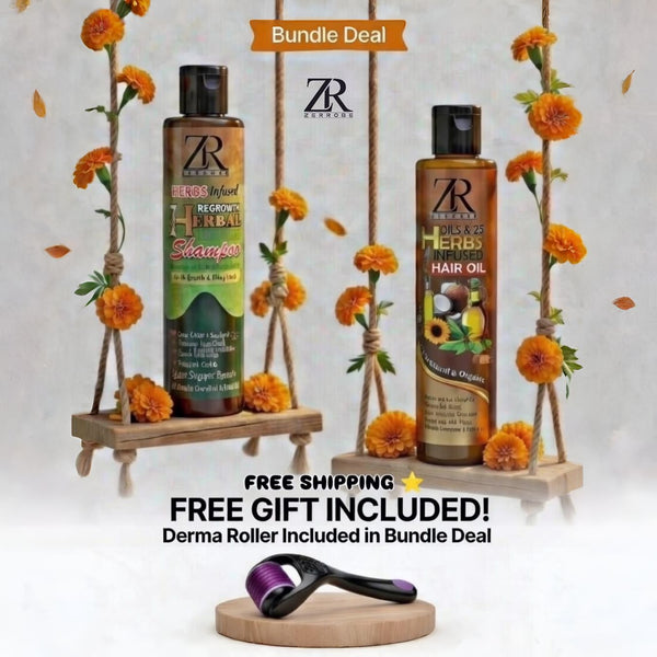 ZR OIL+SHAMPOO FREE DERMA ROLLER